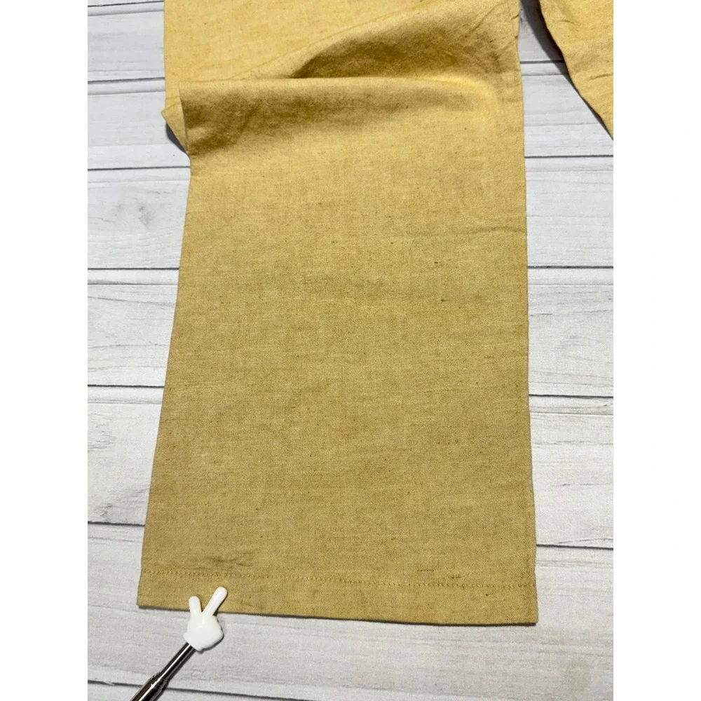 Hugo Boss Alabama Pants Mens 38x36 Tan Linen Cotton Blend Straight Leg Casual